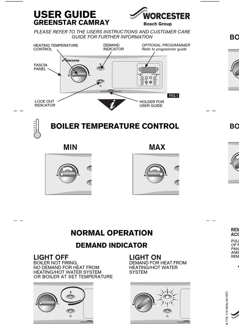 Worcester GREENSTAR CAMRAY User manual