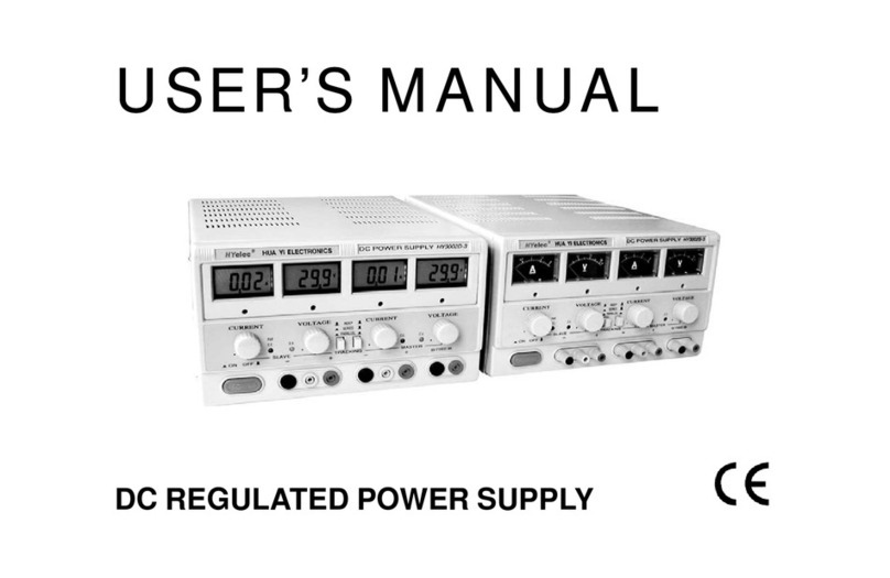 HUA YI ELECTRONICS HYelec HY3002-2 user manual