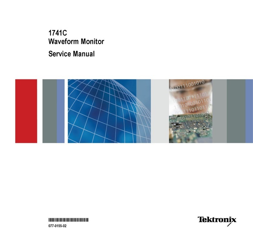 Tektronix 1741C Service manual