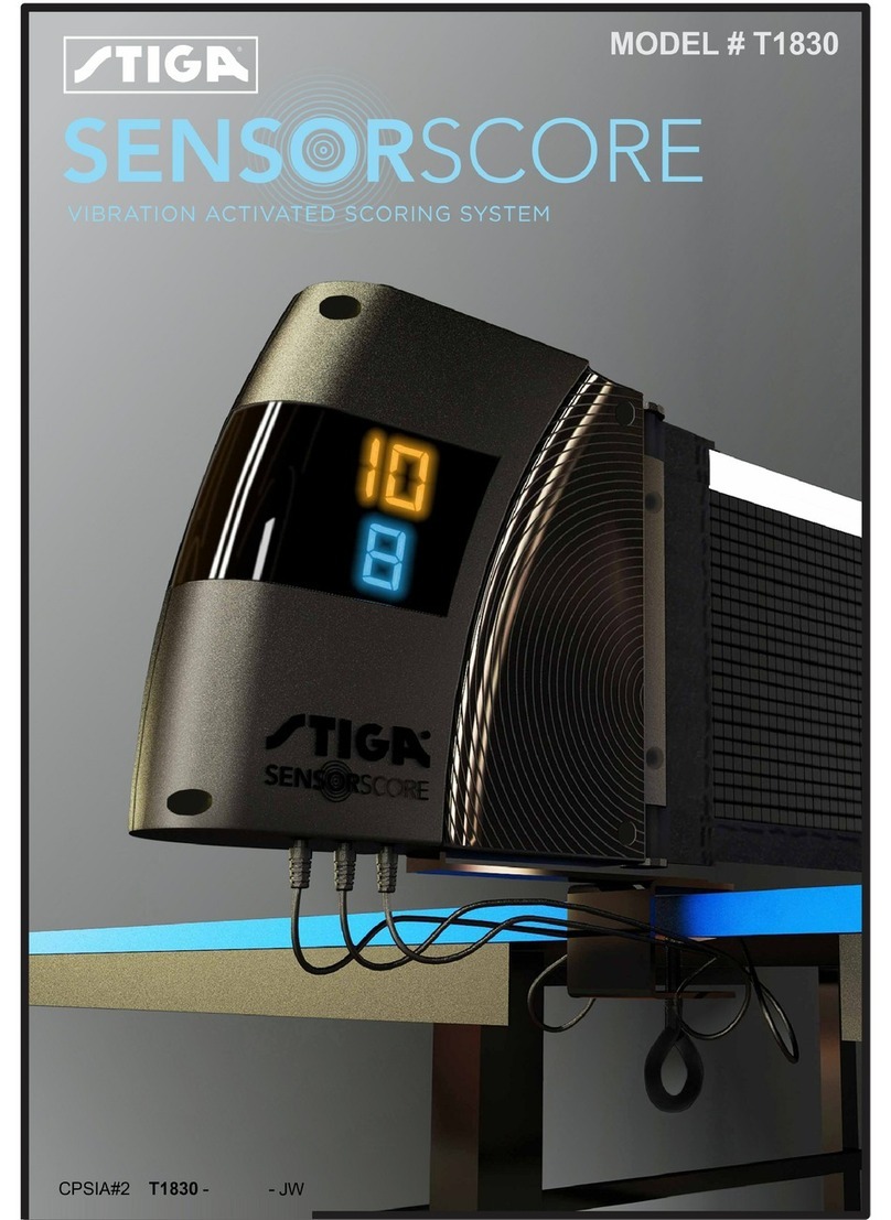 Stiga SensorScore T1830 owner's manual
