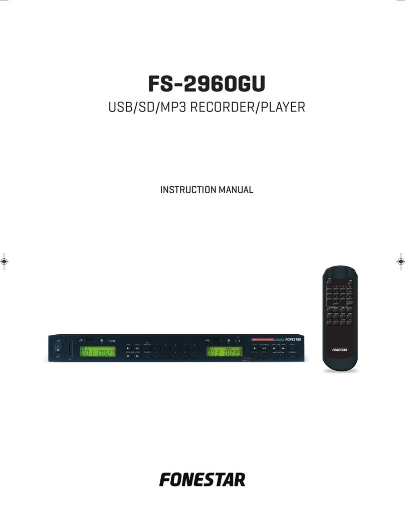FONESTAR FS-2960GU User manual