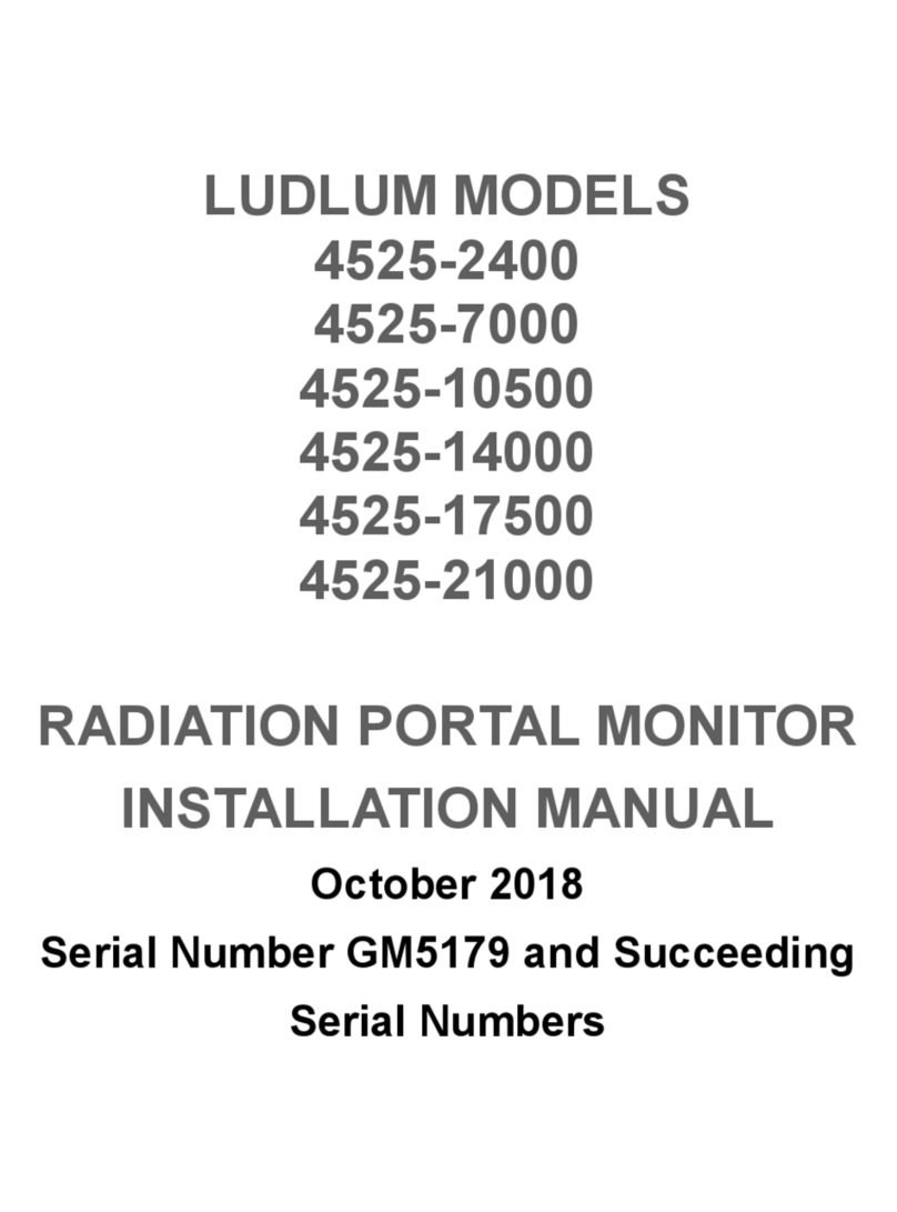 LUDLUM 4525-7000 User manual