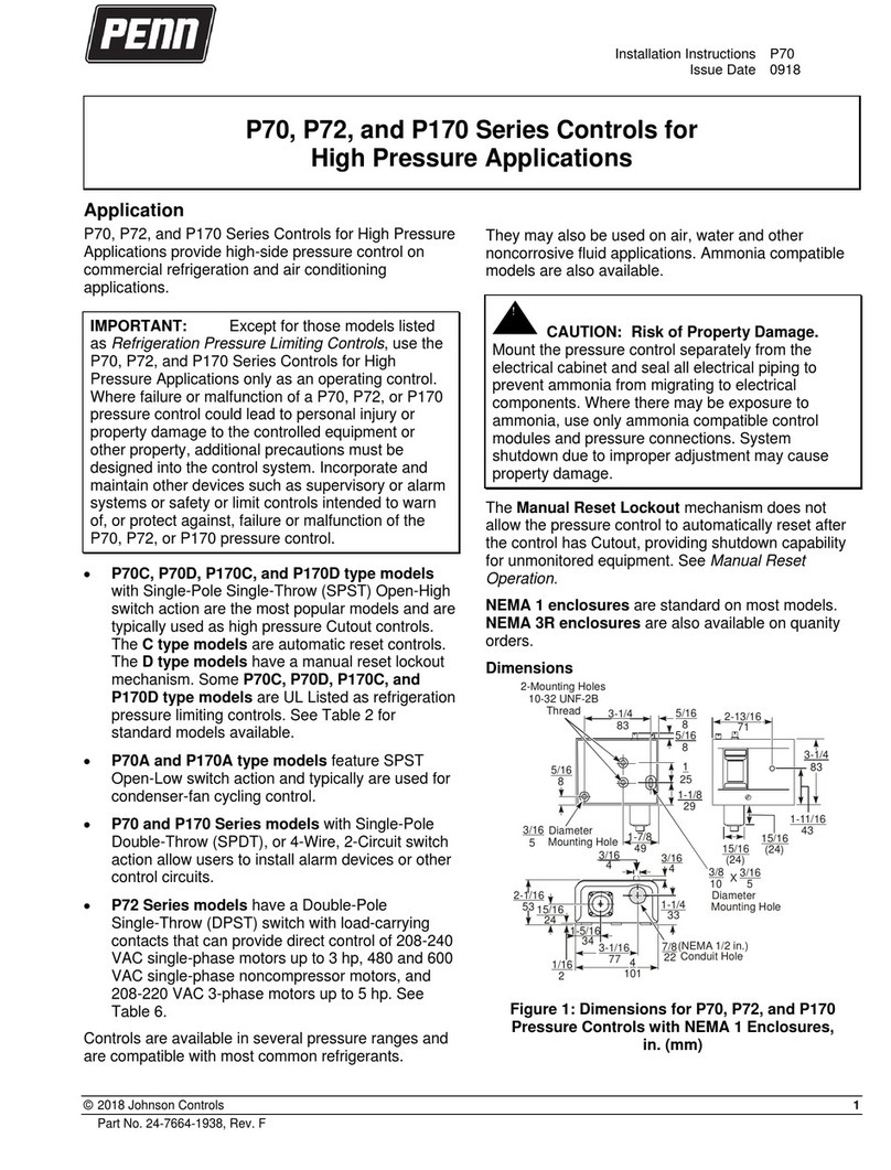 Penn P70C User manual