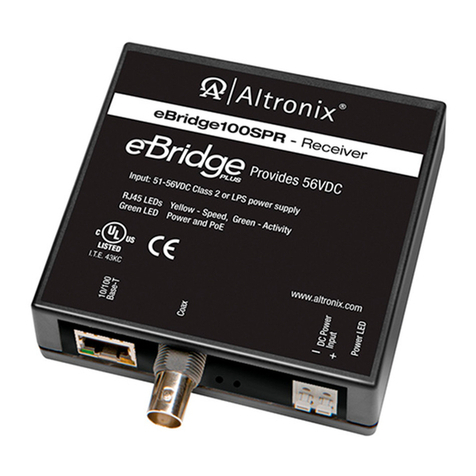 Altronix eBridge100SPR User manual