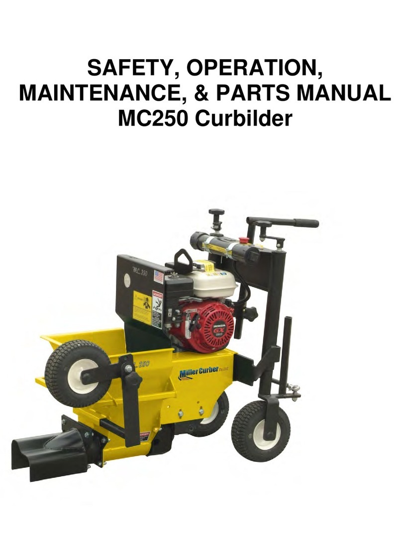 Miller MC250 Safety, operation & maintenance manual