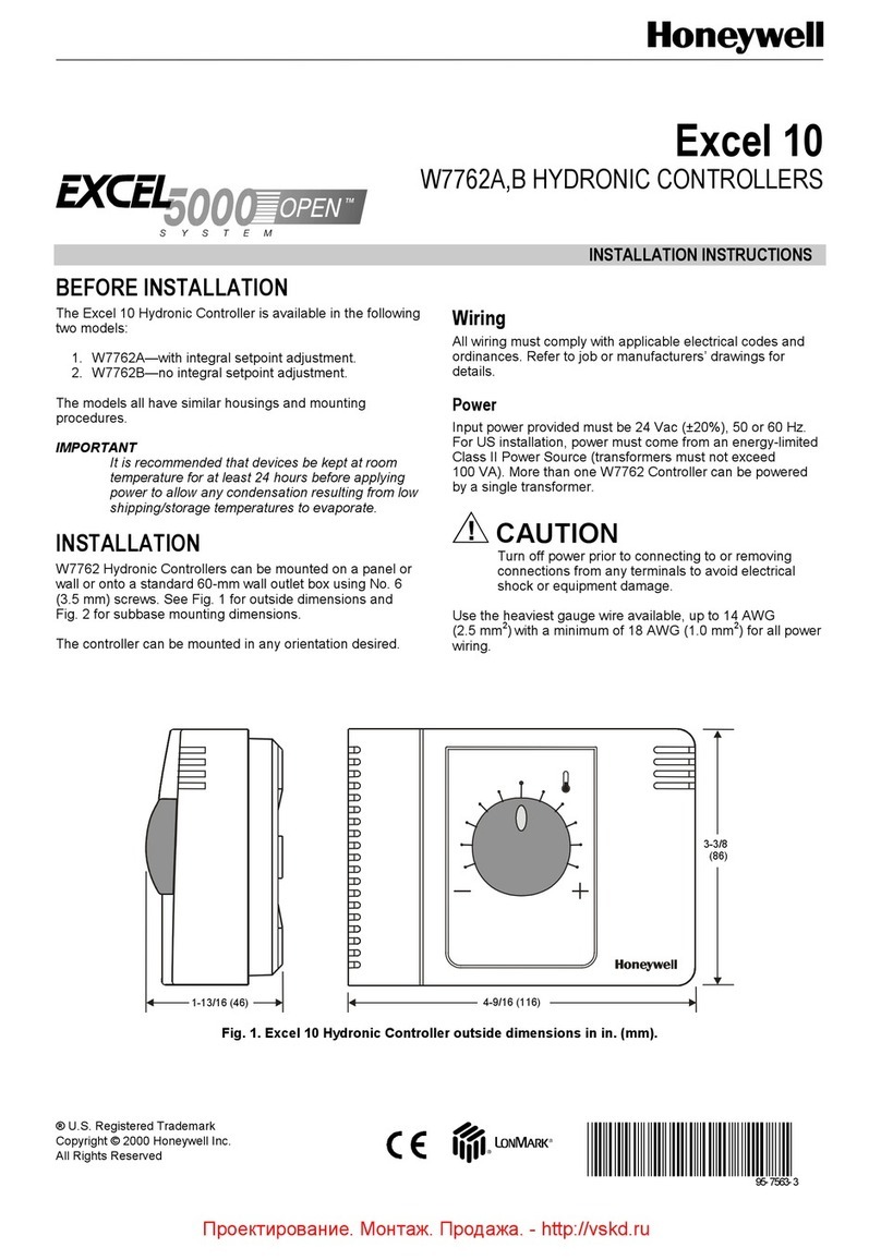 Honeywell EXCEL 5000 OPEN ZAPP User manual
