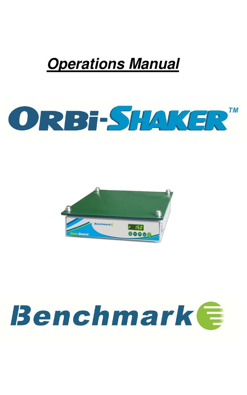 Benchmark Orbi-Shaker Operation manual