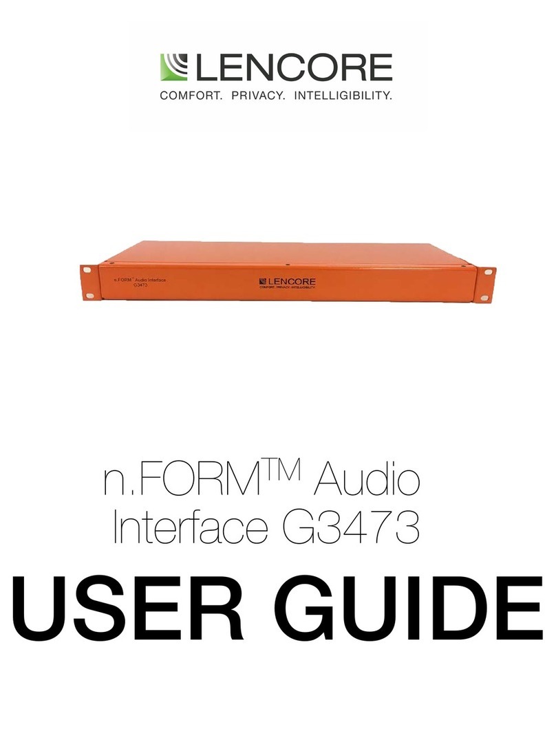 Lencore n.FORM G3473 user guide