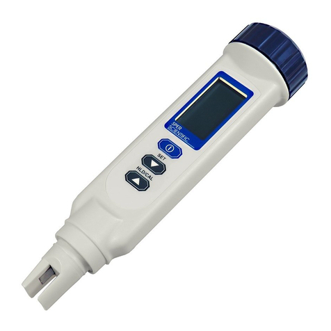 Sper scientific Large Display Salinity Pen - 850036 manual