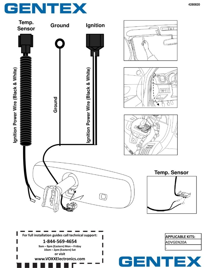 Gentex ADVGEN20A User manual
