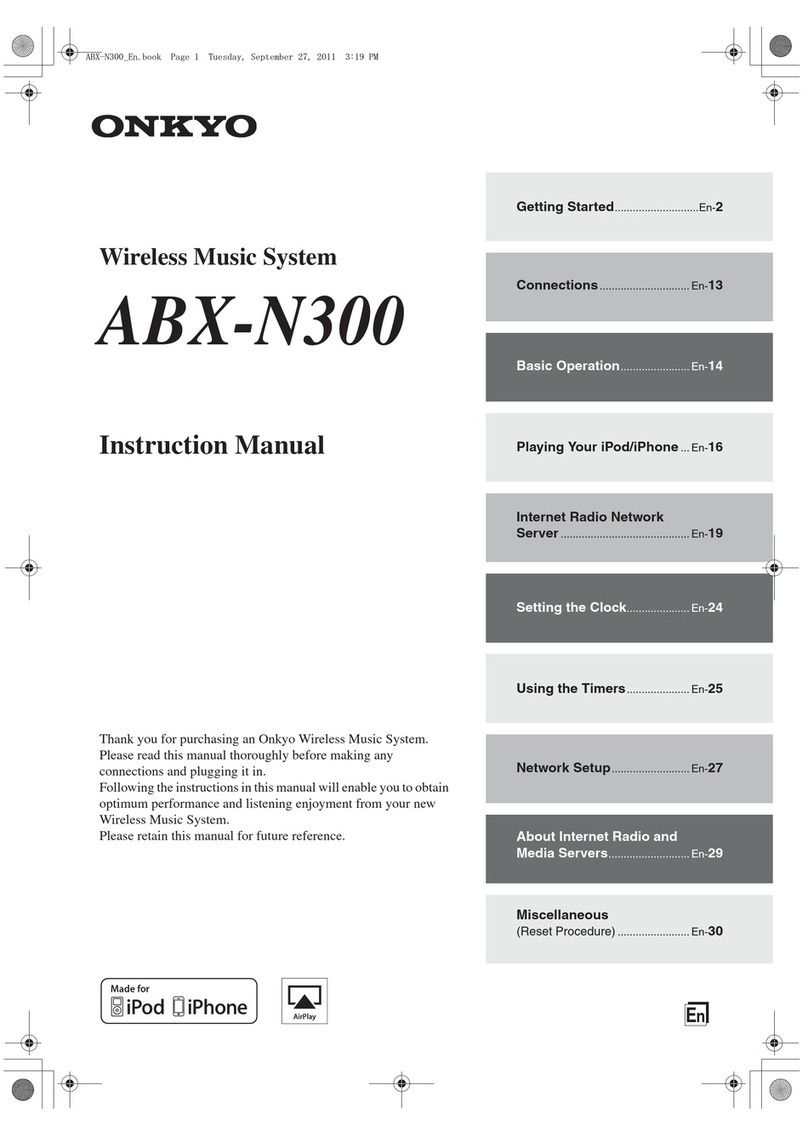Onkyo ABX-N300 instruction manual