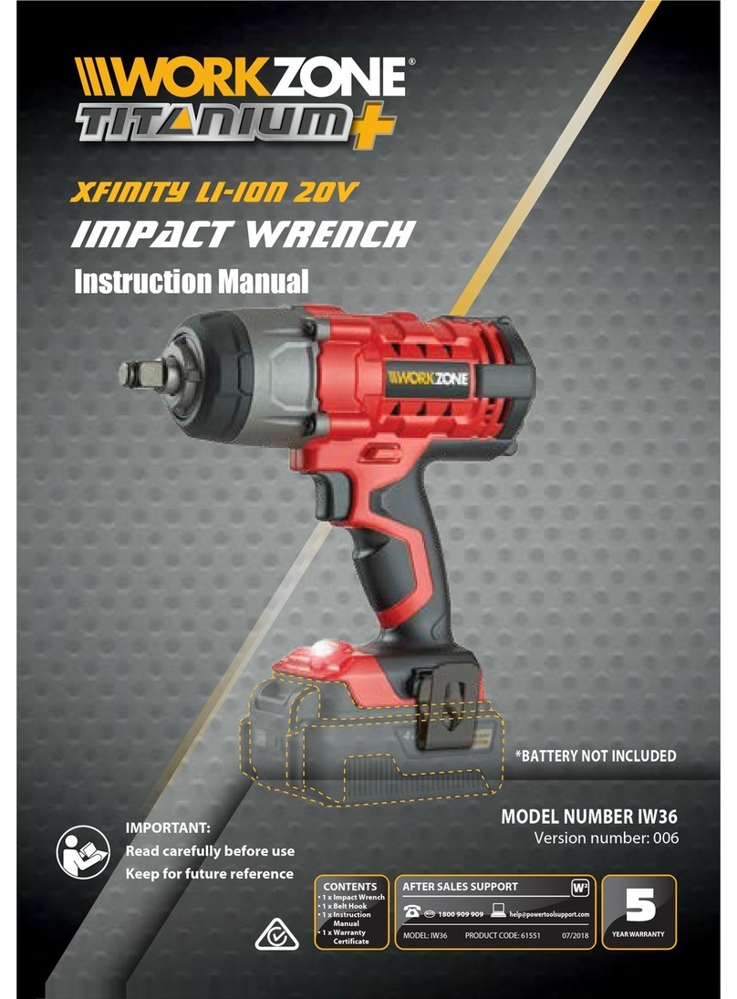 Workzone IW36 instruction manual