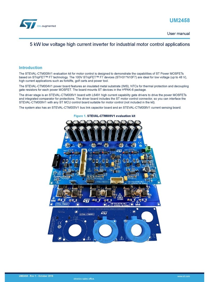 STMicroelectronics STEVAL-CTM004V1 user manual