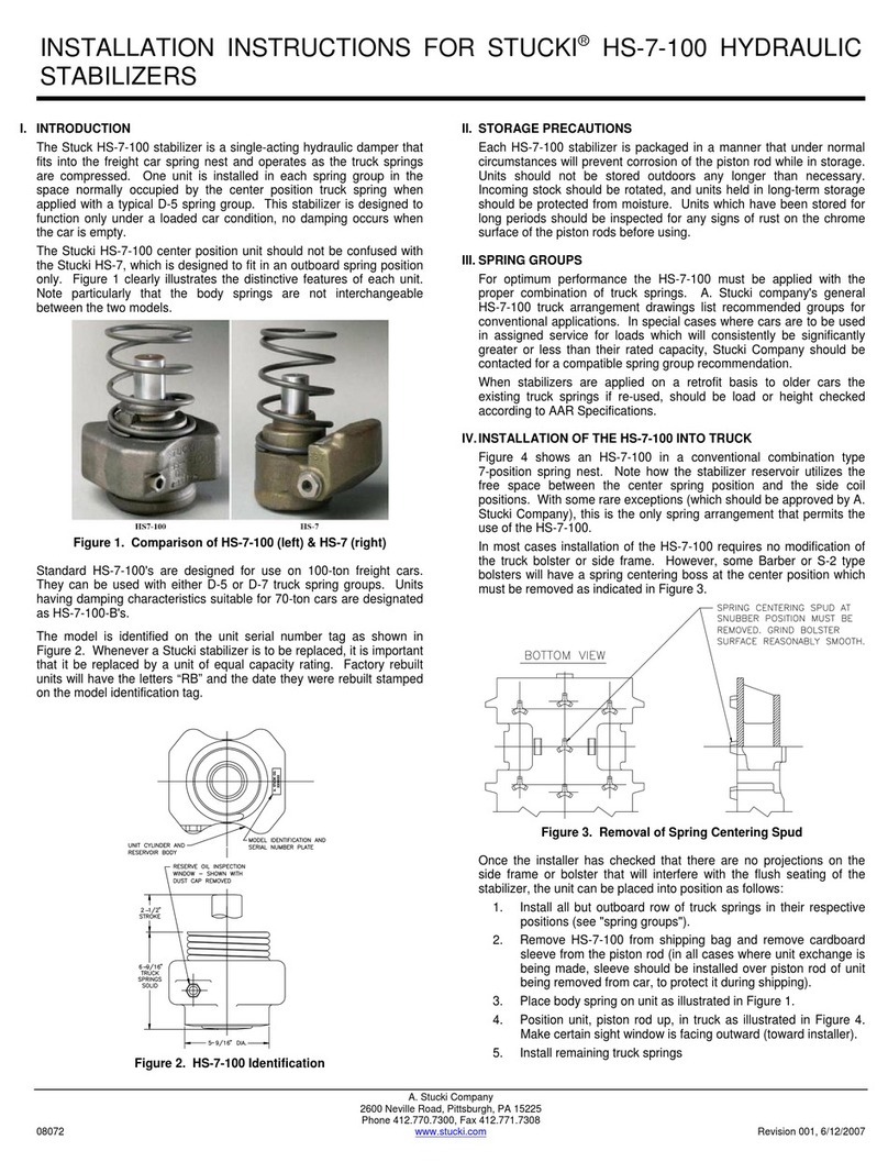 Stucki HS-7-100 installation instructions