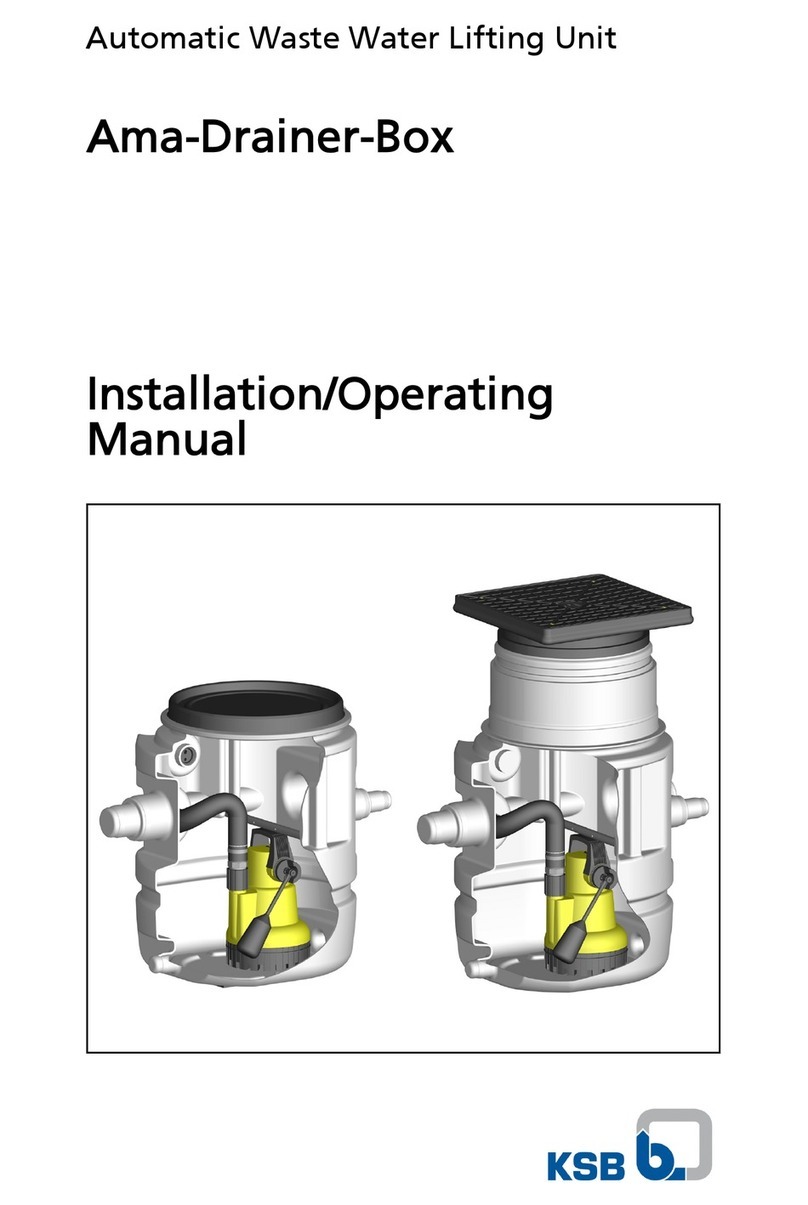 KSB Ama-Drainer-Box operating manual