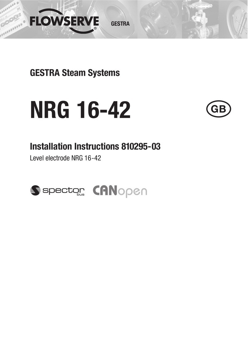 Flowserve GESTRA NRG 16-42 installation instructions