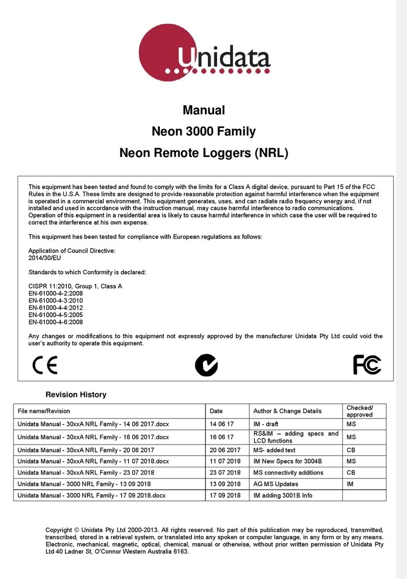 UniData Communication Systems Neon 3016A manual UniData Communication Systems Neon 3016A manual