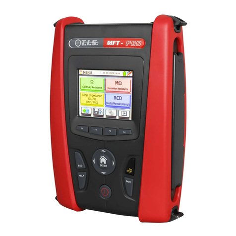 T.I.S. INSTRUMENTS MFT-PRO User manual