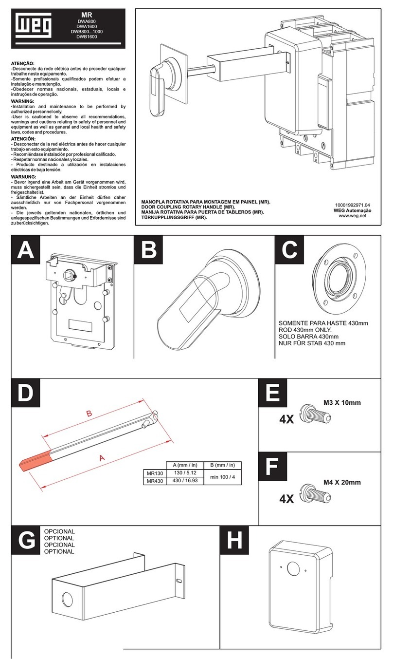 WEG MR User manual