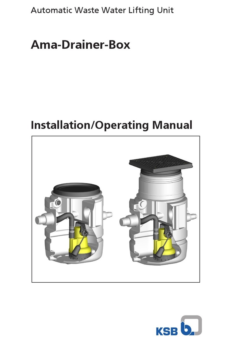 KSB Ama-Drainer-Box operating manual