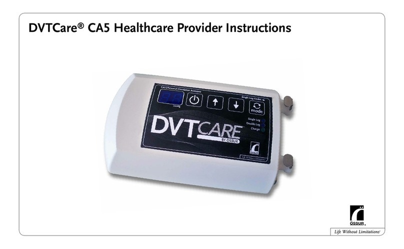 Ossur DVTCare CA5 Healthcare Provider Instructions Ossur DVTCare CA5 Healthcare Provider Instructions