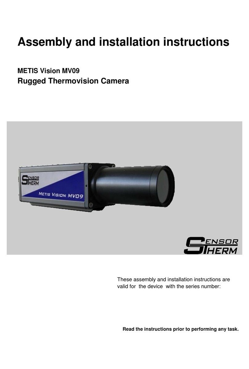 Sensor Therm METIS Vision MV09 Assembly and installation instructions Sensor Therm METIS Vision MV09 Assembly and installation instructions
