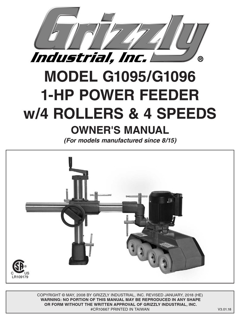 Grizzly G1095 owner's manual