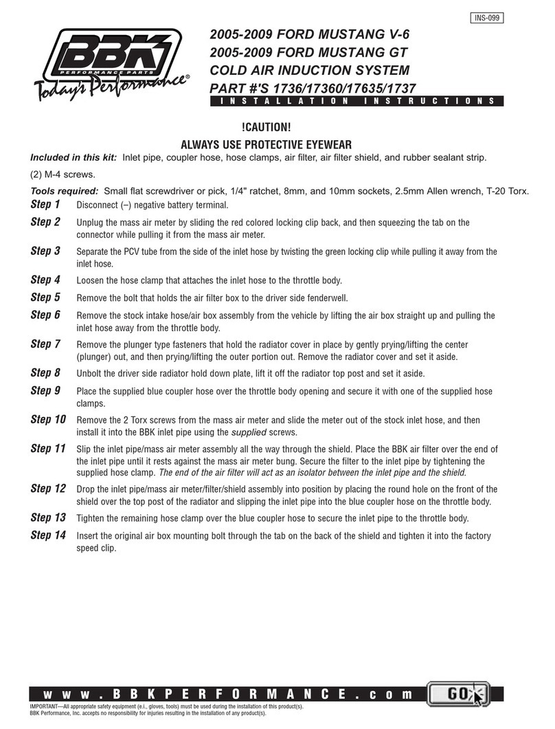 BBK 1736 installation instructions