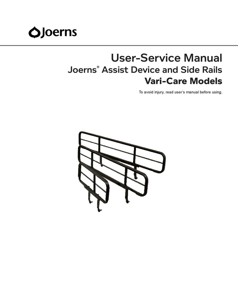 Joerns Vari-Care F16C User and service manual