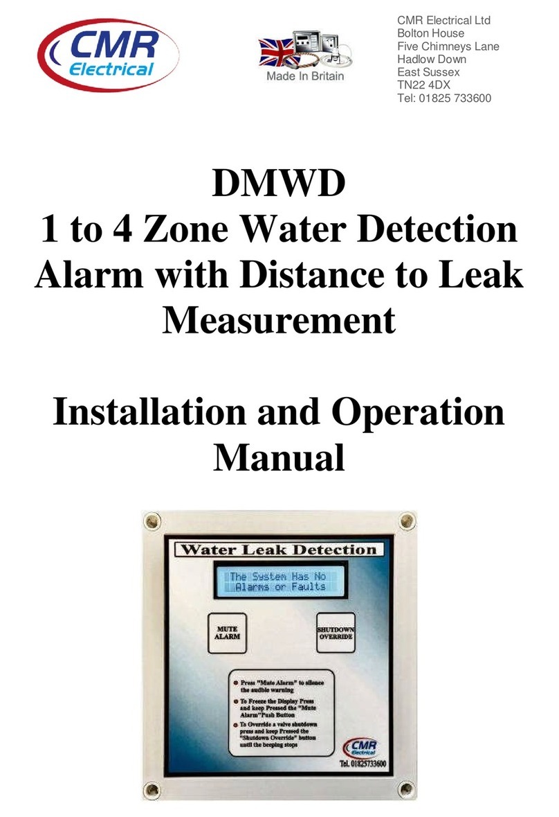 CMR Electrical DMWD User manual