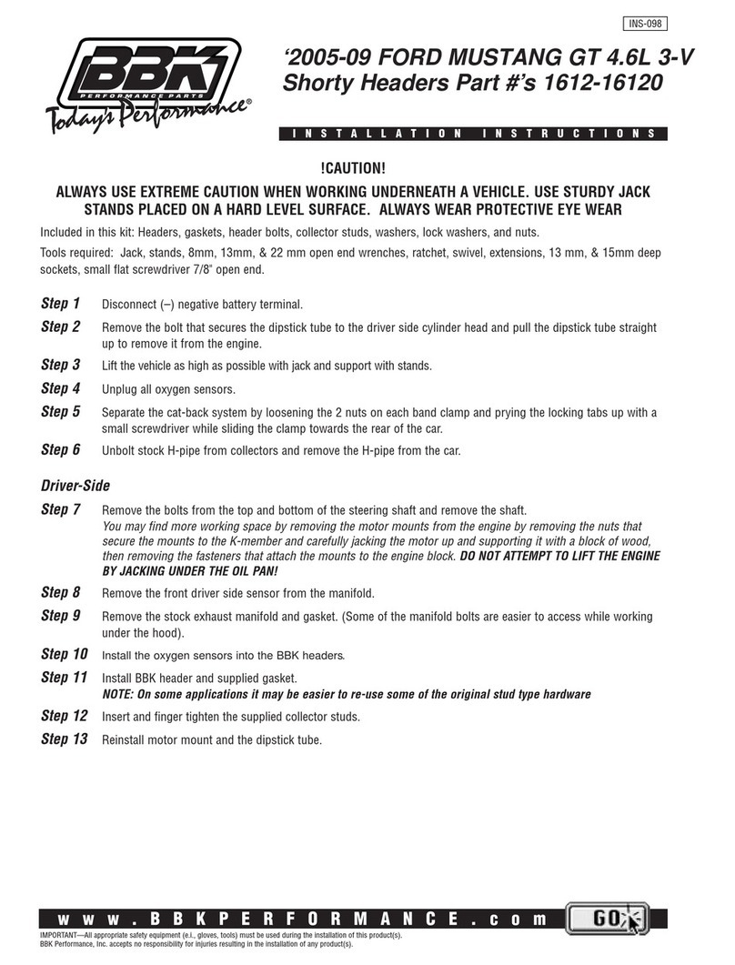 BBK 1612 installation instructions