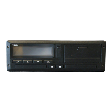 VDO DTCO 1381 Brief instructions Driver