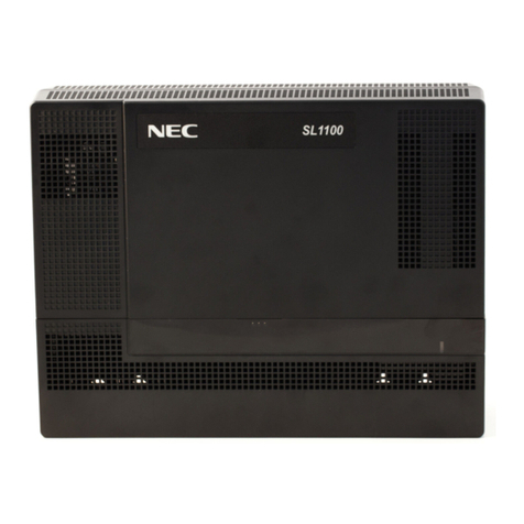 NEC SL1100 manual