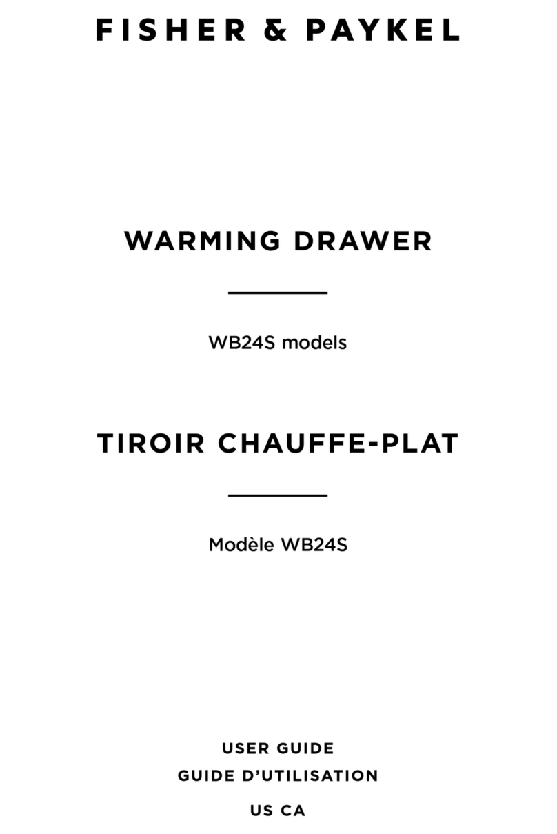 Fisher & Paykel WB24S user guide