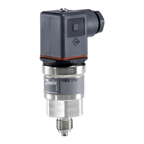 Danfoss MBS 1700 User manual