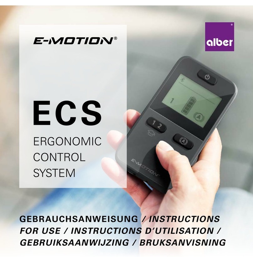 Alber E-Motion ECS Instructions for use
