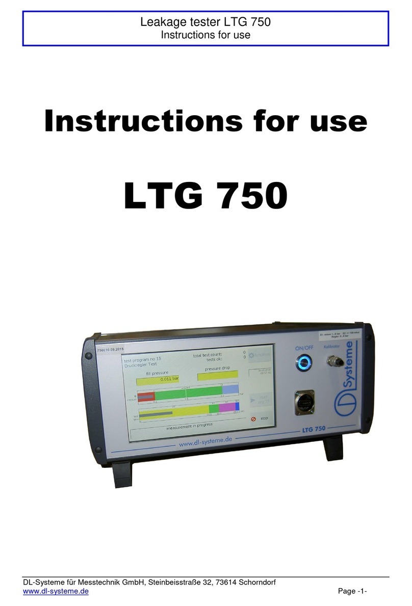 DL-Systeme LTG 750 Instructions for use