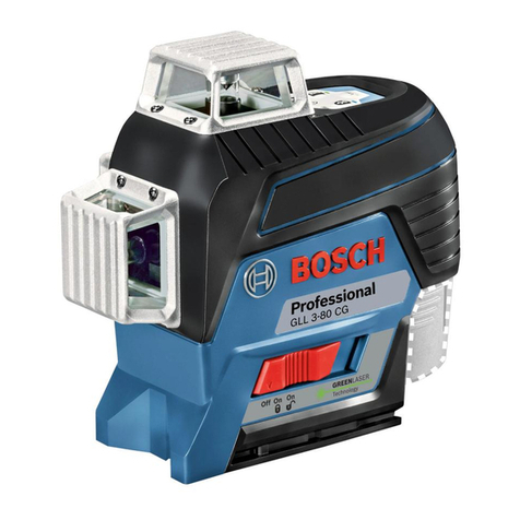 Bosch GLL 3-80 CG manual