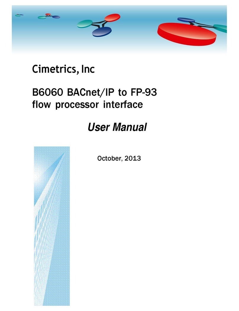 Cimetrics B6060 user manual