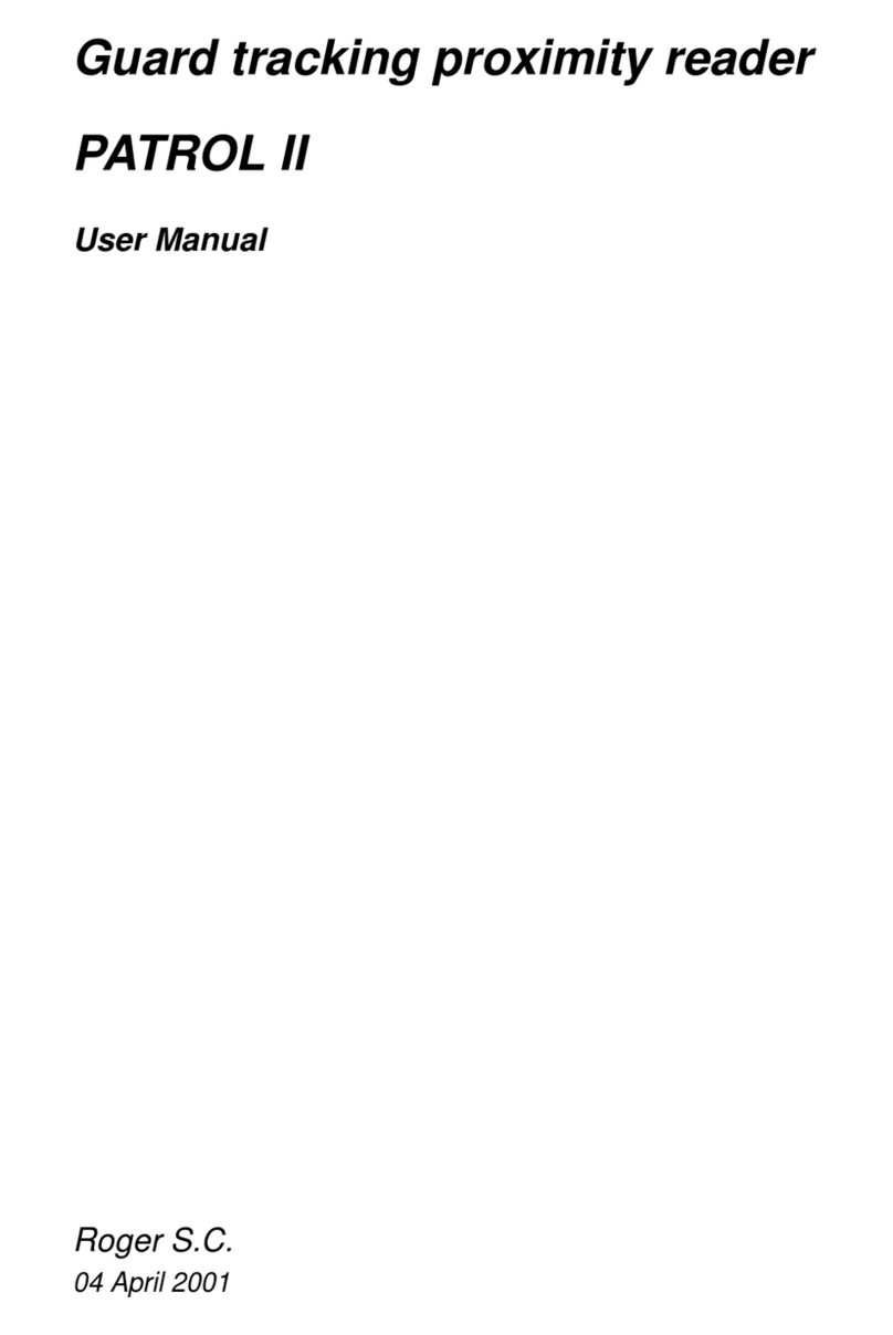 Roger PATROL II User manual Roger PATROL II User manual