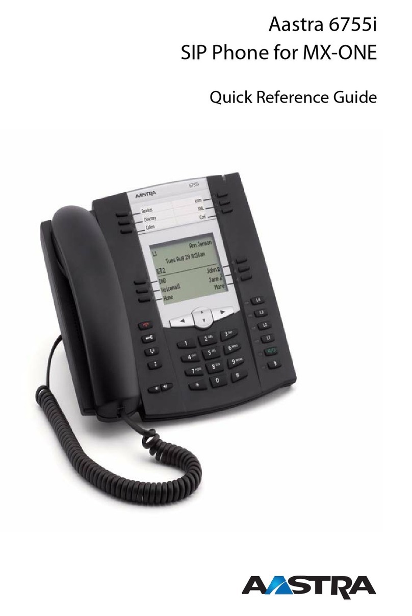 Aastra 6755i User manual Aastra 6755i User manual