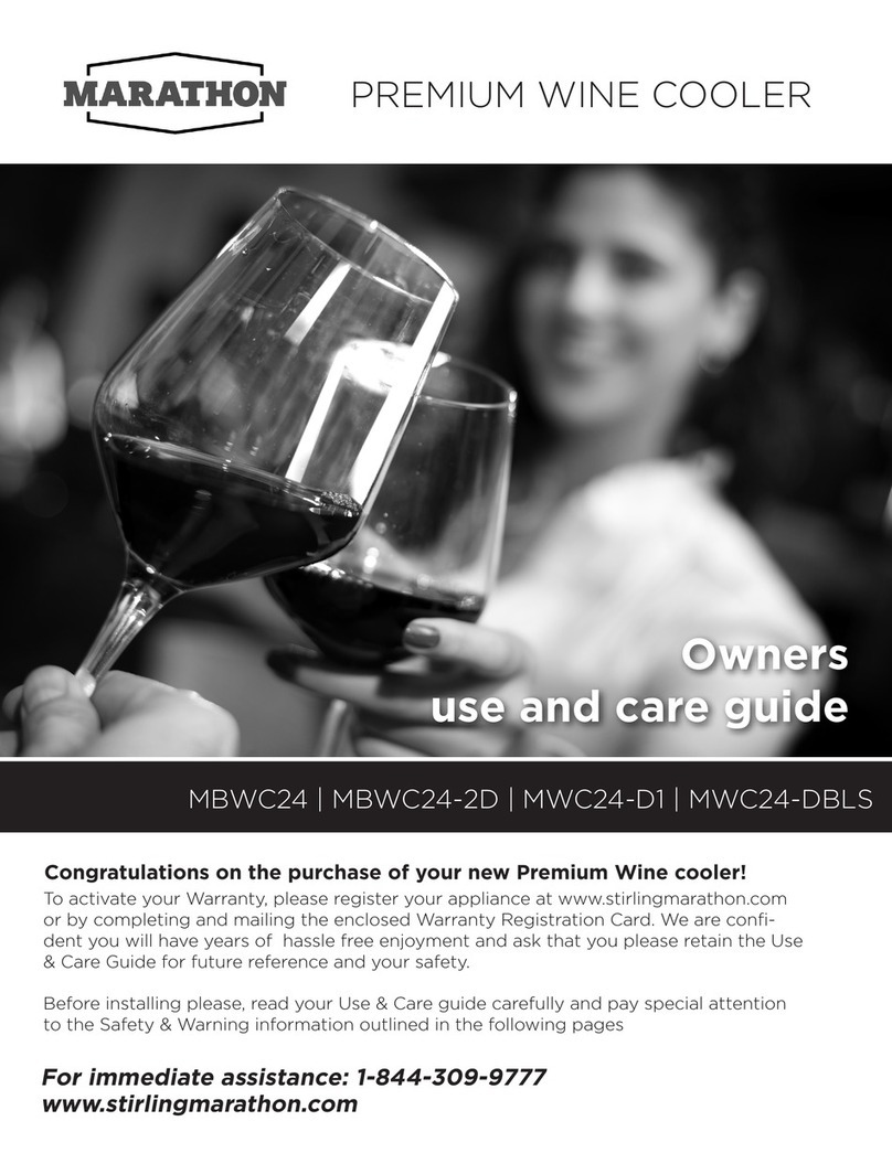 Marathon MBWC24 Owner's use and care guide