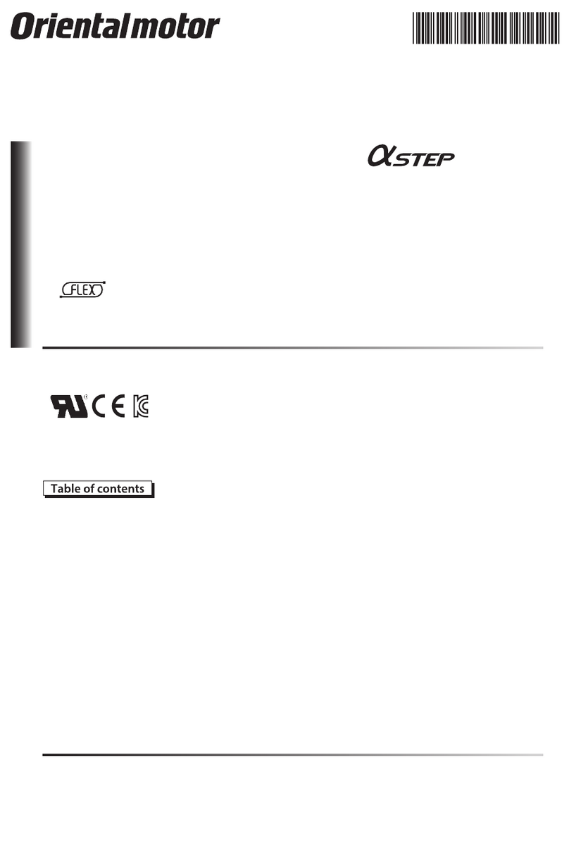 Oriental motor AZ series User manual
