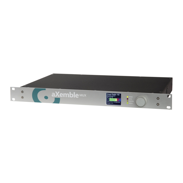 Broadcast Partners DAB Plus headend aXemble manual