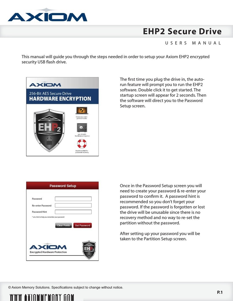 Axiom EHP2 user manual