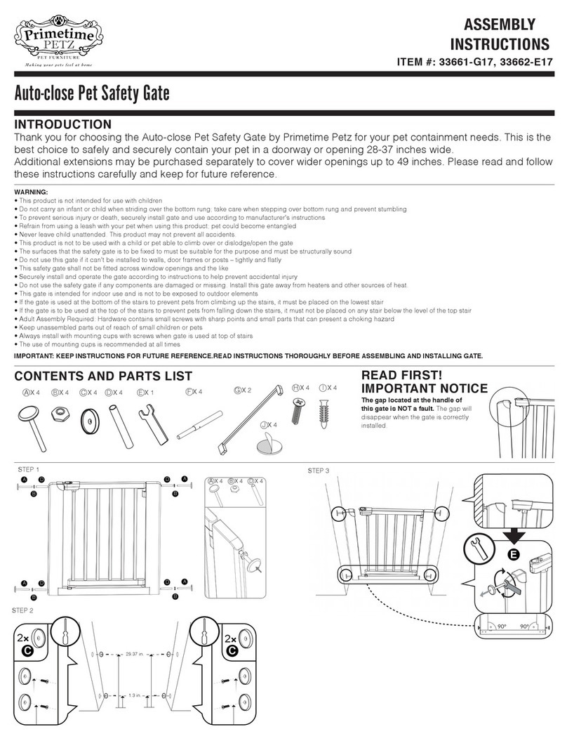 Primetime Petz 33661-G17 Assembly instructions