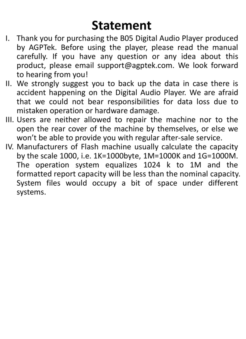 AGPtek B05 User manual