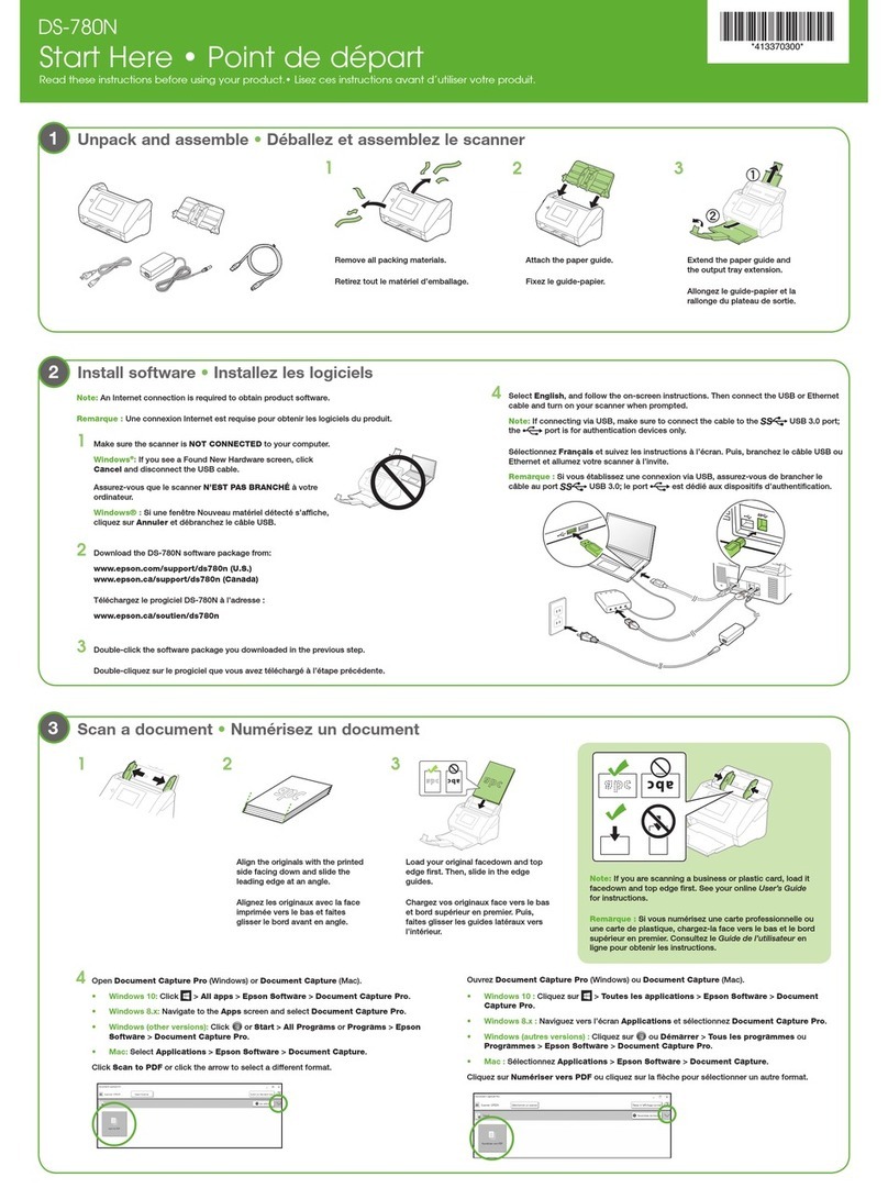 Epson DS-780N User manual