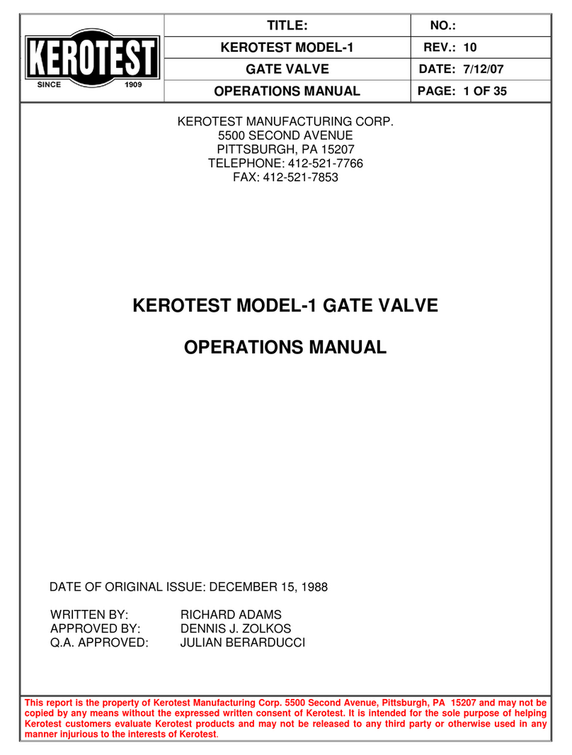 Kerotest MODEL-1 Operation manual Kerotest MODEL-1 Operation manual