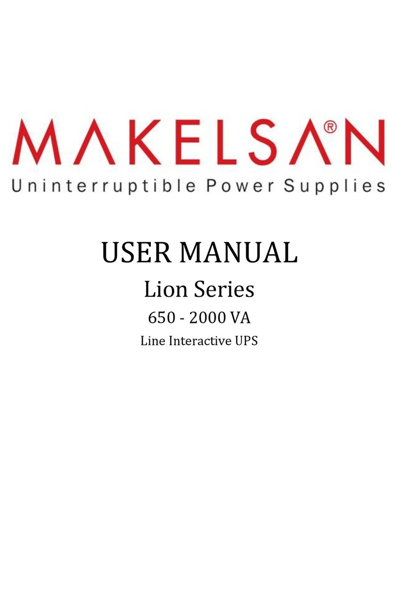MAKELSAN Lion 650VA User manual